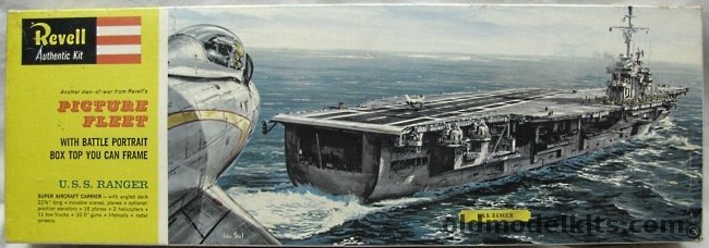 Revell 1/542 USS Ranger CV-61 Picture Fleet Issue, H360 plastic model kit